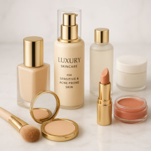 Featured image for 7 Luxury Makeup Brands for Sensitive Acne-Prone Skin 2026