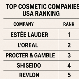 Featured image for Top 10 Cosmetic Companies in USA 2026 The Ultimate Revenue Ranking