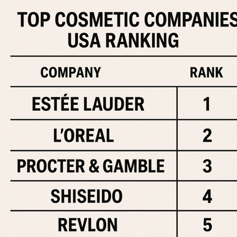 Featured image for Top 10 Cosmetic Companies in USA 2026 The Ultimate Revenue Ranking